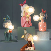 Luxe Table Lamp for Stylish Interiors - EleganceCraft-4 Sisters Complete Set-State of Style