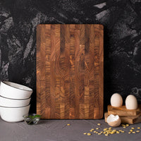 Luxe Thick Teak Cutting Board - ChefTeak-24.1cm x 33.8cm-State of Style