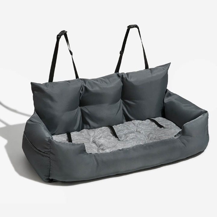 Luxe Travel Bed for Dogs - PawsRest-Standard-Anthracite-State of Style