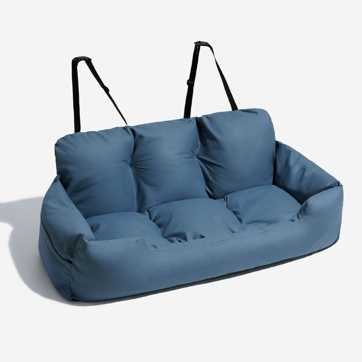 Luxe Travel Bed for Dogs - PawsRest-Standard-Blue-State of Style