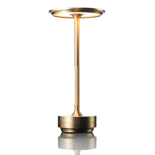 Luxe Wireless LED Table Lamp - Luna Glow-Gold-State of Style