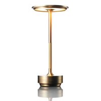 Luxe Wireless LED Table Lamp - Luna Glow-Gold-State of Style
