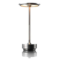 Luxe Wireless LED Table Lamp - Luna Glow-Silver-State of Style