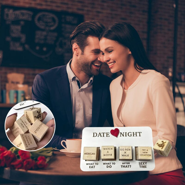 Luxe Wooden Date Night Dice Set - Creative and Exciting Date Ideas - Surprise Game-State of Style