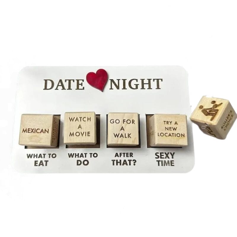 Luxe Wooden Date Night Dice Set - Creative and Exciting Date Ideas - Surprise Game-State of Style