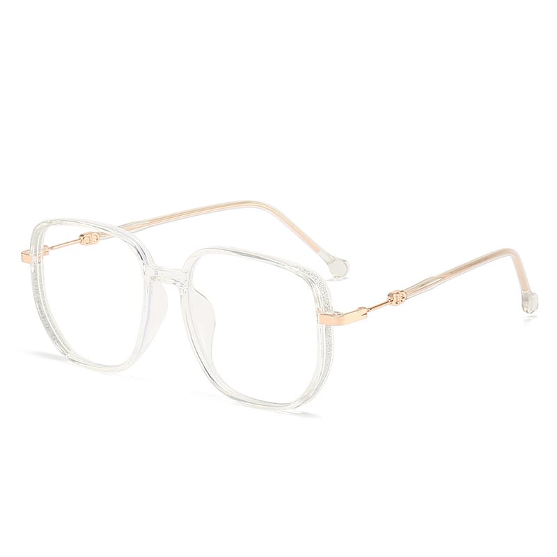 LuxeVision Stylish Anti-Blue Light Reading Glasses-Transparent-+1.00-State of Style
