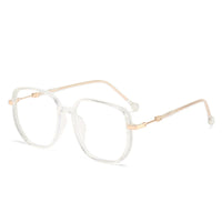 LuxeVision Stylish Anti-Blue Light Reading Glasses-Transparent-+1.00-State of Style