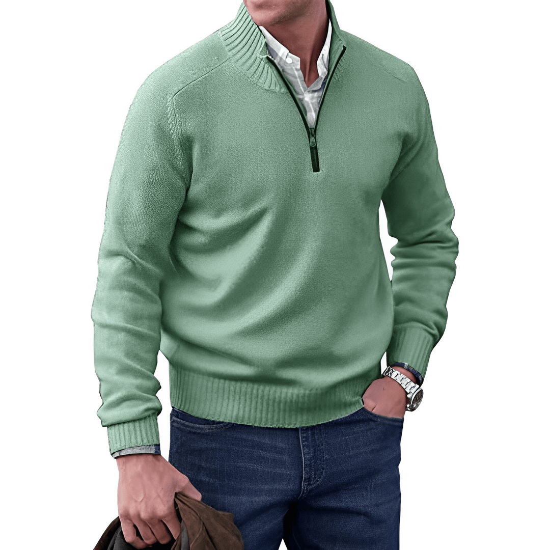 Luxurious and Comfortable Men's Jumper - Logan-Green-M-State of Style