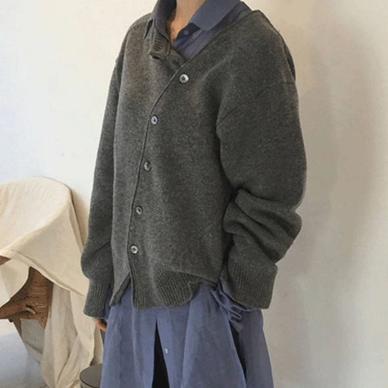 Luxurious Cashmere Cardigan with Button Details - Aurora-Brown-XS-State of Style