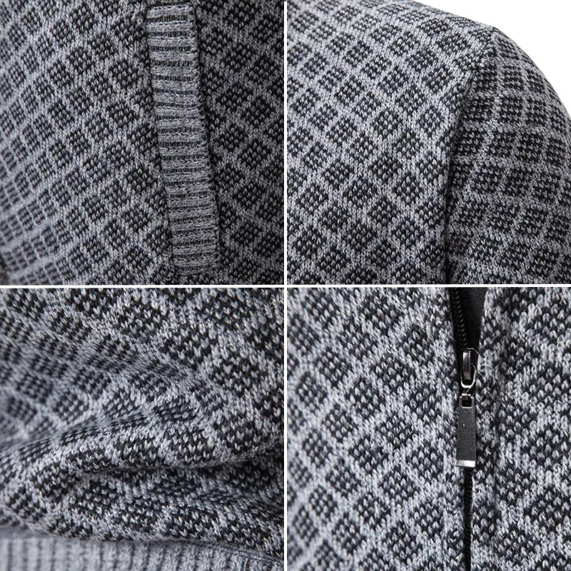 Luxurious Men's Knitted Jumper - Oliver-Grey-XS-State of Style