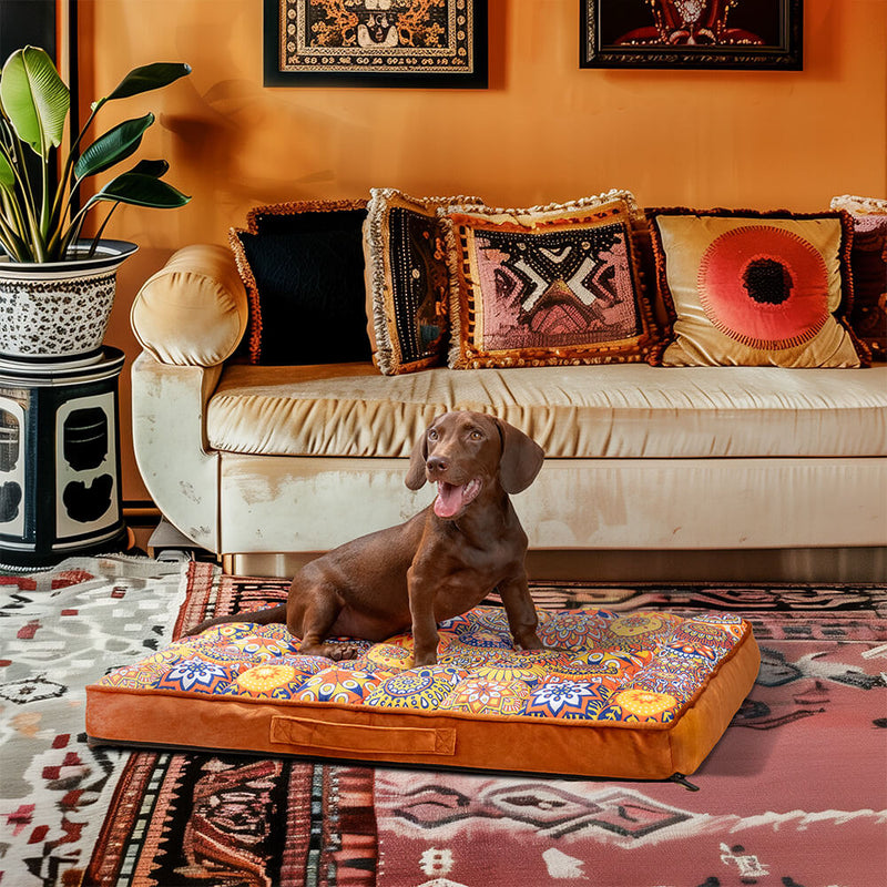 Luxurious Moroccan Style Dog Bed - Casablanca Dream-M-Brown-State of Style