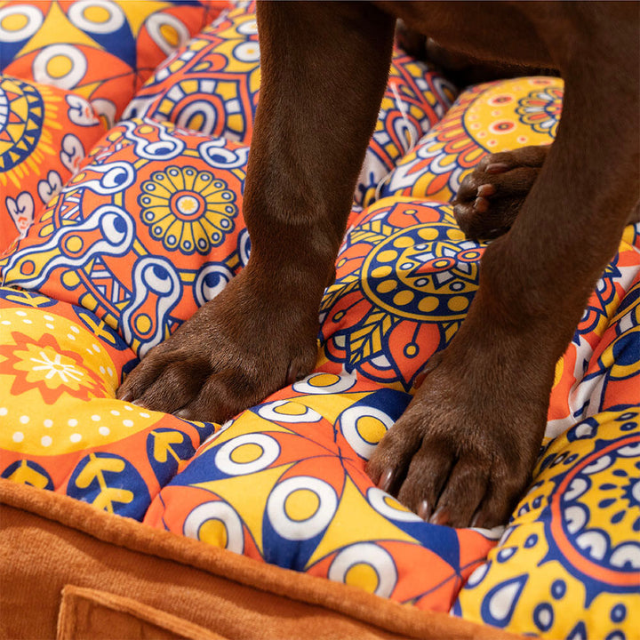 Luxurious Moroccan Style Dog Bed - Casablanca Dream-M-Brown-State of Style