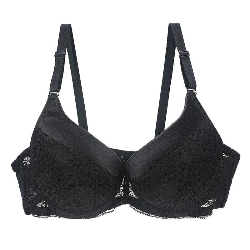 Luxurious Plus Size Lace Bra – Elegant & Supportive-Black-12B-State of Style