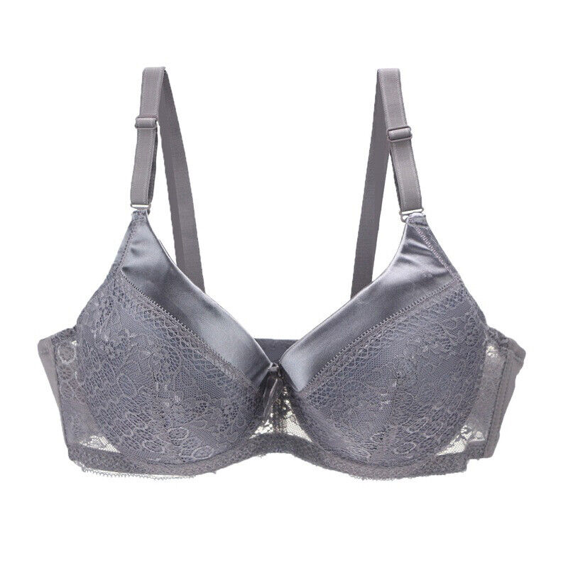 Luxurious Plus Size Lace Bra – Elegant & Supportive-Grey-12B-State of Style