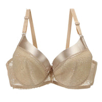 Luxurious Plus Size Lace Bra – Elegant & Supportive-Khaki-12B-State of Style