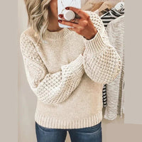 Luxurious Stylish Women’s Sweater – Aria-Beige-S-State of Style
