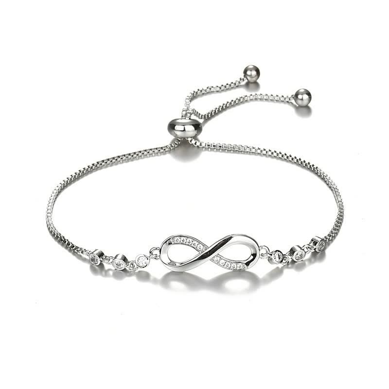 Luxurious Women's Bracelet | Elegant Chain Jewellery-Silver-State of Style