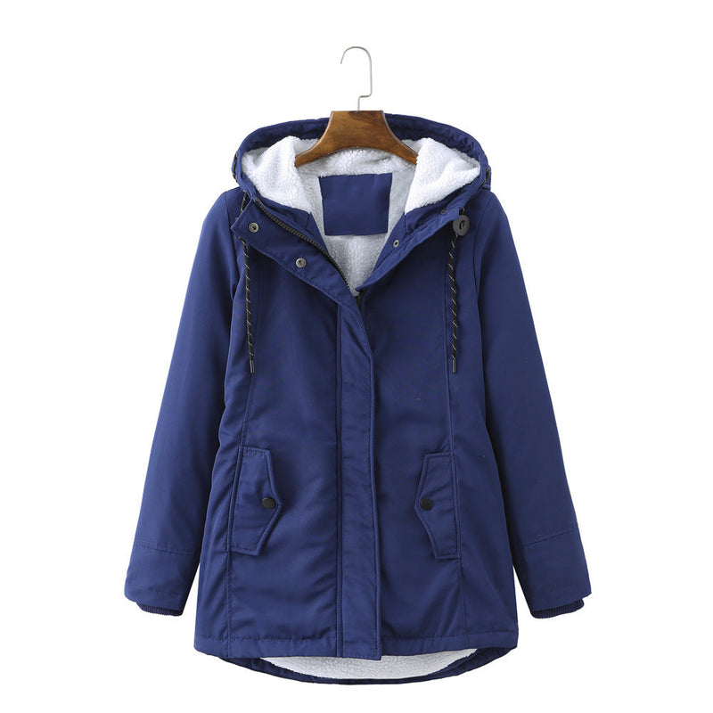 Luxurious Women's Winter Coat – Aurora-Blue-S-State of Style