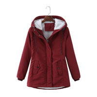 Luxurious Women's Winter Coat – Aurora-Olive Green-S-State of Style