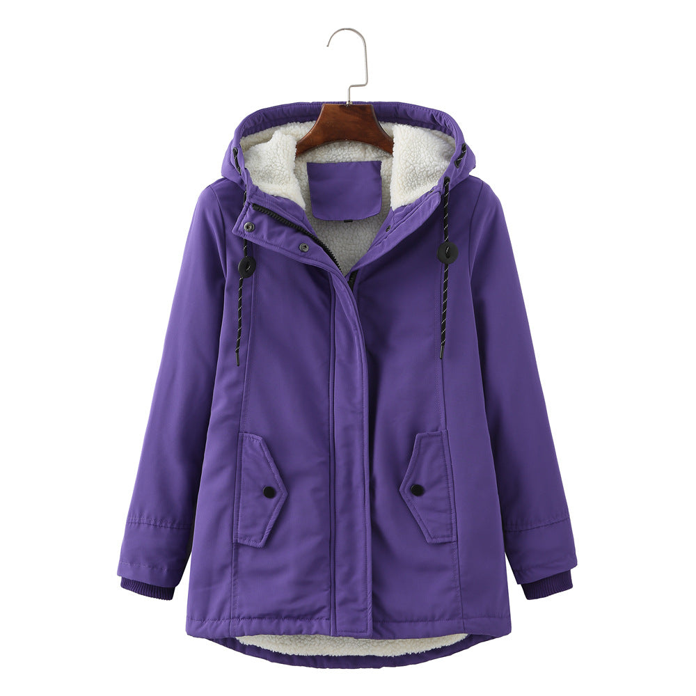 Luxurious Women's Winter Coat – Aurora-Purple-S-State of Style