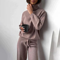 Luxury and Comfortable Cashmere Set - Amelie-Brown-XS-State of Style