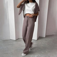 Luxury and Comfortable Cashmere Set - Amelie-Brown-XS-State of Style