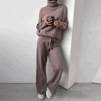 Luxury and Comfortable Cashmere Set - Amelie-Brown-XS-State of Style