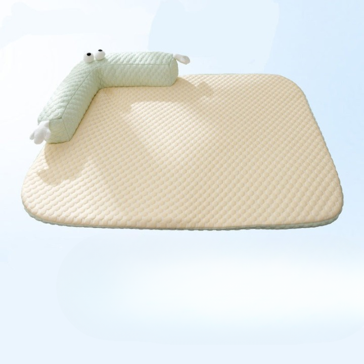 Luxury Dog Cooling Mat - ChillOut-Beige-S (44.58 × 34.67 cm)-State of Style