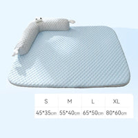 Luxury Dog Cooling Mat - ChillOut-Blue-S (44.58 × 34.67 cm)-State of Style