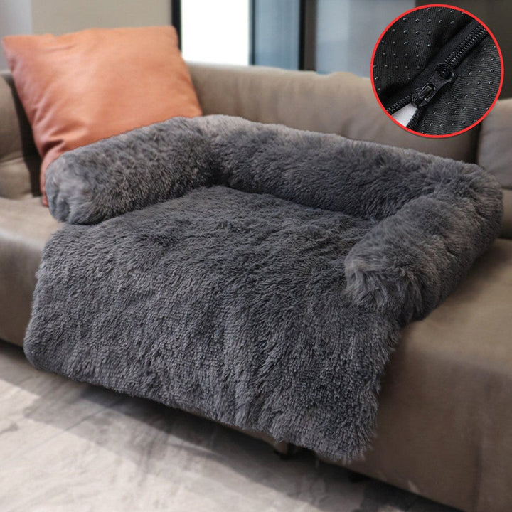 Luxury Dog Sofa Bed - PawLounge-Dark grey-S (90x75x15 cm)-Not washable-State of Style
