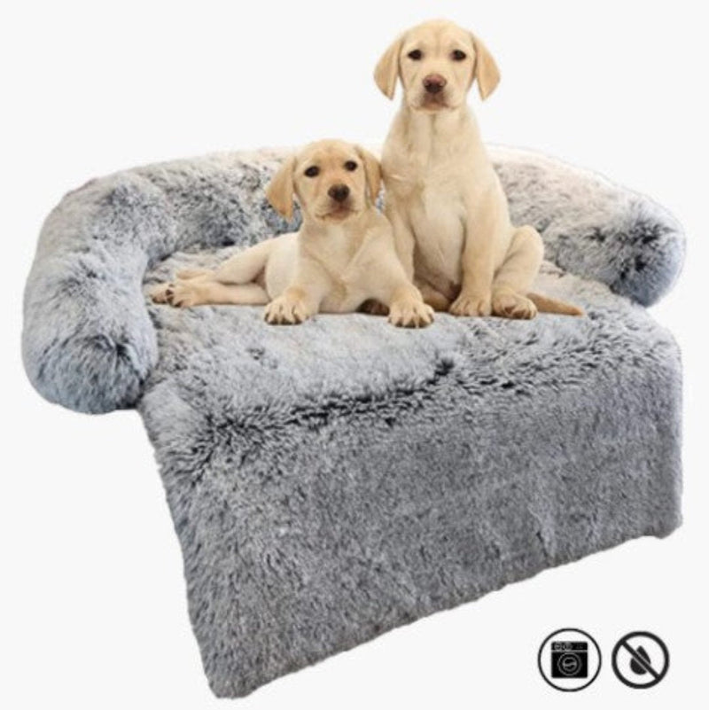 Luxury Dog Sofa Bed - PawLounge-Grey-S (90x75x15 cm)-Not washable-State of Style