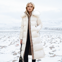 Luxury Faux Fur Winter Coat for Women - Amara-White-S-State of Style