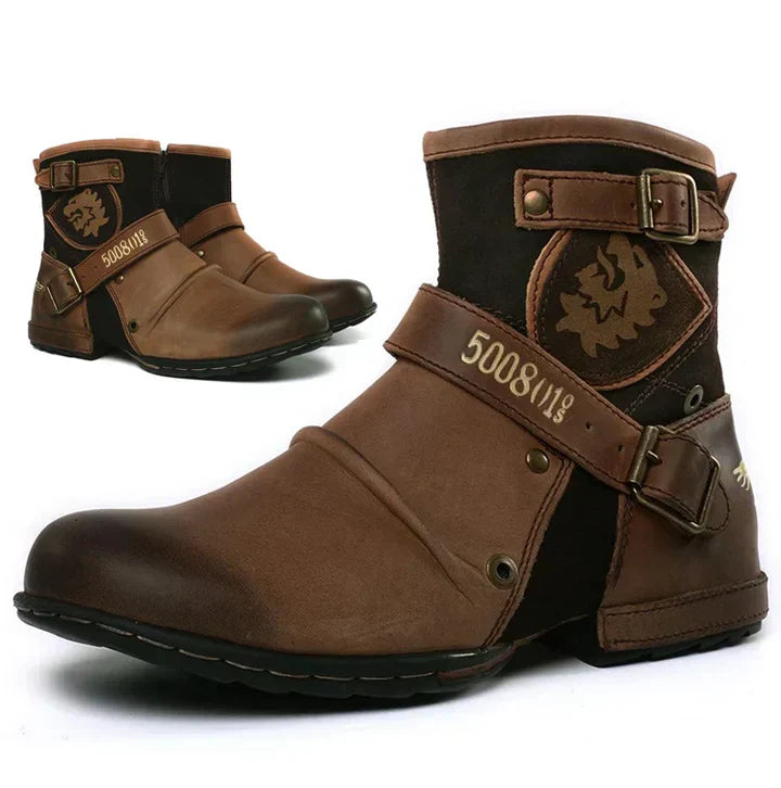 Luxury Men's Boots with Retro Charm - Elliot-Brown-6-State of Style