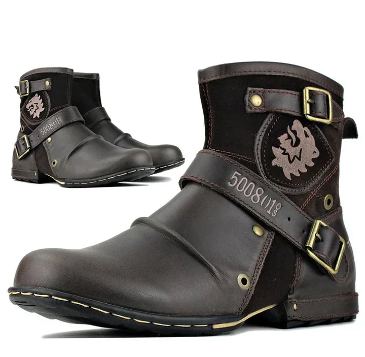 Luxury Men's Boots with Retro Charm - Elliot-Coffee-6-State of Style