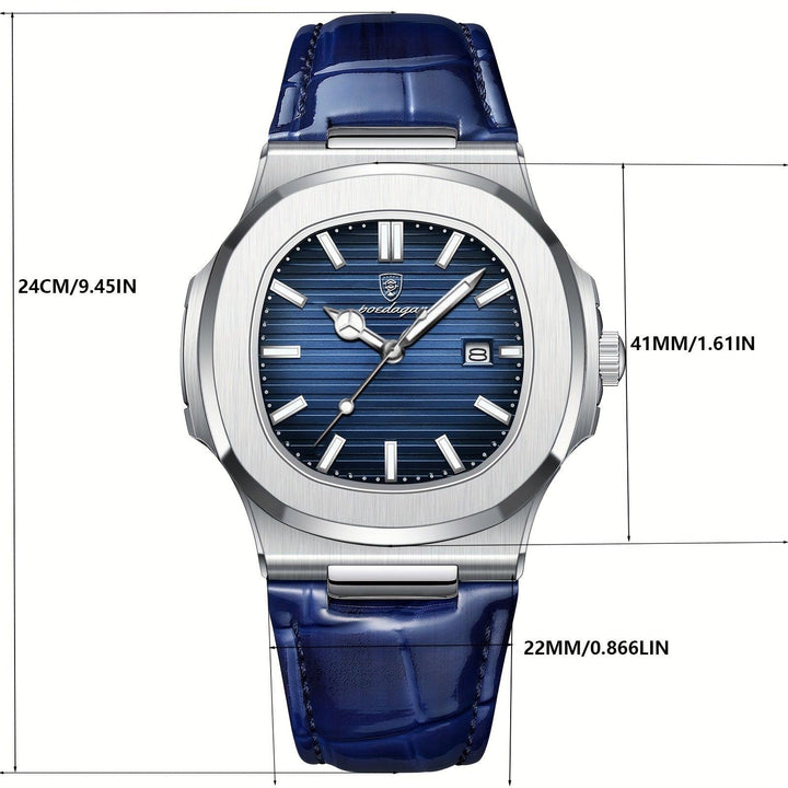 Luxury Men's Watch - Tempus-Blue-State of Style
