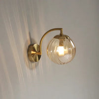Luxury Modern Wall Lamp Made of Glass - CrystalGlow-Amber-State of Style