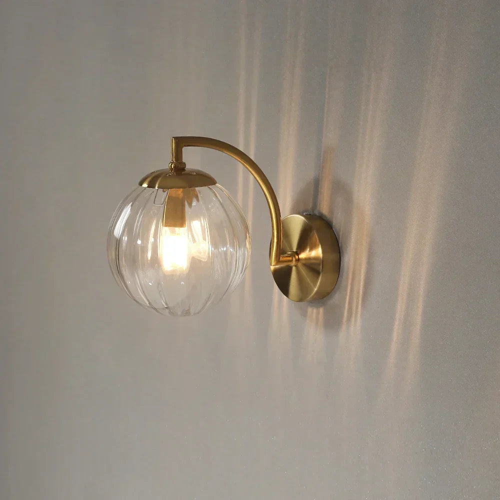 Luxury Modern Wall Lamp Made of Glass - CrystalGlow-Bordeaux red-State of Style