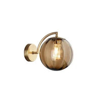 Luxury Modern Wall Lamp Made of Glass - CrystalGlow-Coffee-State of Style