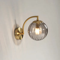 Luxury Modern Wall Lamp Made of Glass - CrystalGlow-Smoke grey-State of Style