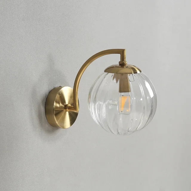 Luxury Modern Wall Lamp Made of Glass - CrystalGlow-Transparent-State of Style