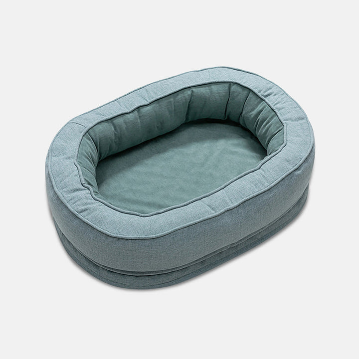Luxury Orthopaedic Dog Bed - OrthoDonut-Green-M-State of Style