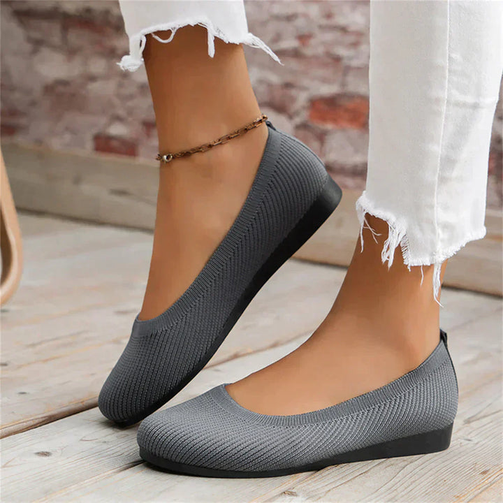 Luxury Orthopedic Ballerinas - Alina-Khaki-3.5-State of Style