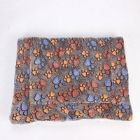 Luxury Pet Blanket - CozyCompanion-Brown Pawprints-S (40 x 80 cm)-State of Style