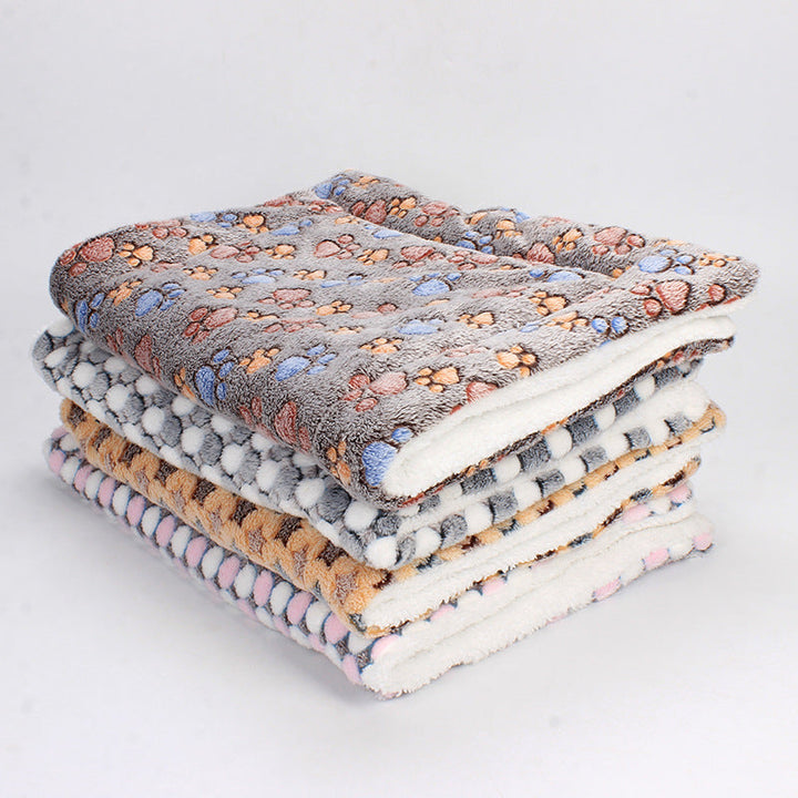 Luxury Pet Blanket - CozyCompanion-Khaki Stars-S (40 x 80 cm)-State of Style
