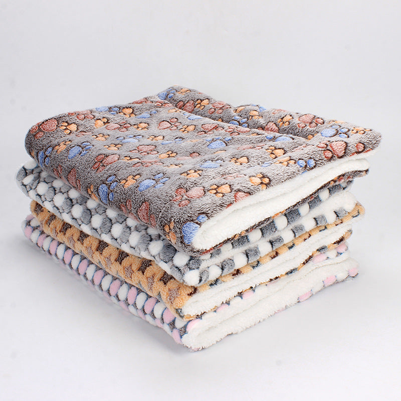 Luxury Pet Blanket - CozyCompanion-Khaki Stars-S (40 x 80 cm)-State of Style