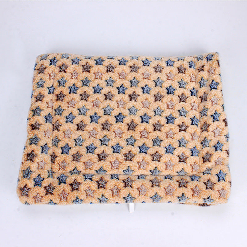 Luxury Pet Blanket - CozyCompanion-Khaki Stars-S (40 x 80 cm)-State of Style