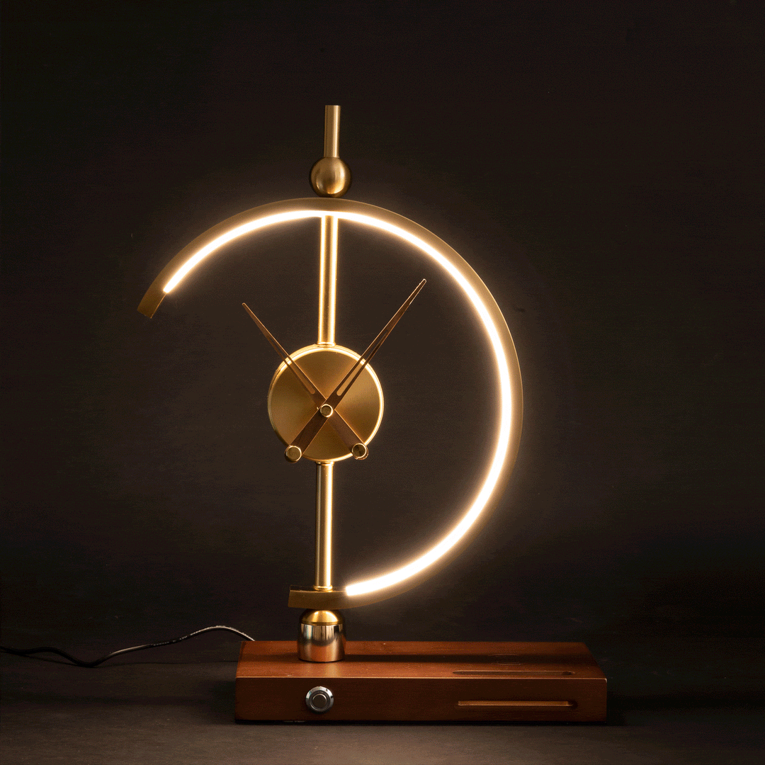 Luxury Rechargeable Lamp Clock - KyotoGlow-State of Style