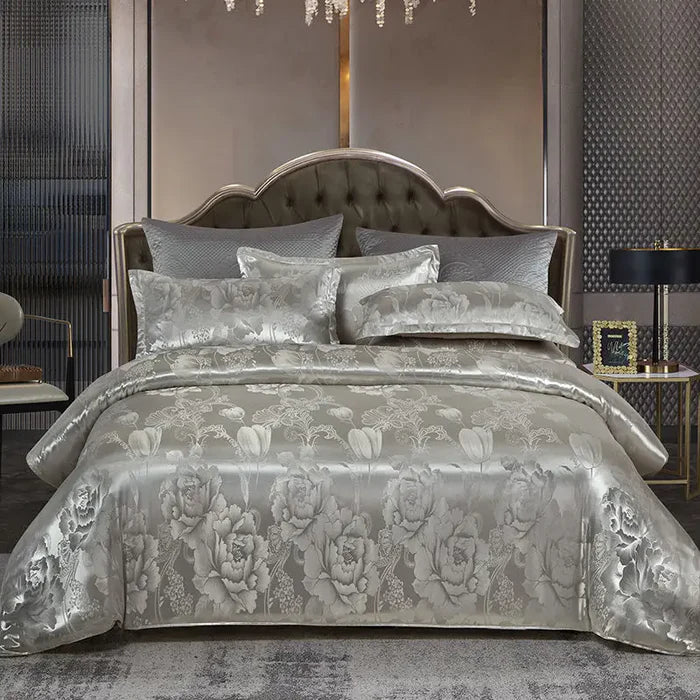 Luxury Satin Duvet Cover Set - RoyalDream-King 220x240cm 1st-1-State of Style