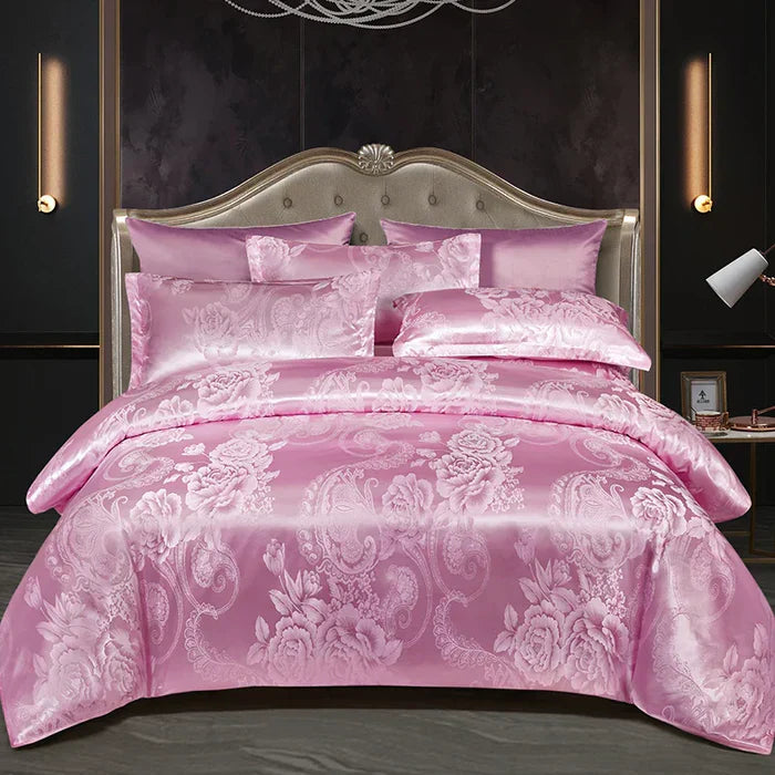 Luxury Satin Duvet Cover Set - RoyalDream-King 220x240cm 1st-1-State of Style