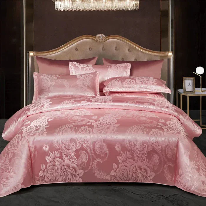 Luxury Satin Duvet Cover Set - RoyalDream-King 220x240cm 1st-10-State of Style